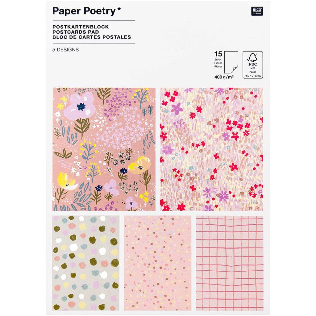 Pink Crafted Postcards | Paper & Cards Studio