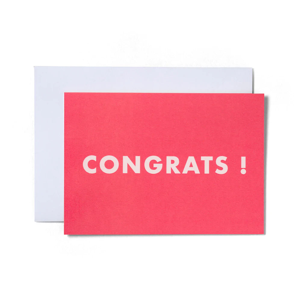 Congrats Greeting Card | Paper & Cards Studio