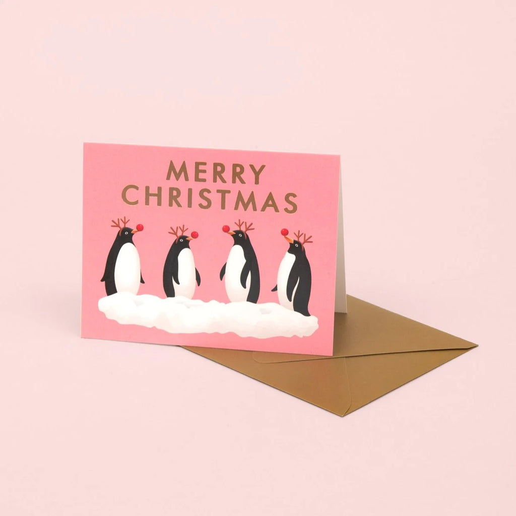 Dressed Up Penguins Card | Paper & Cards Studio