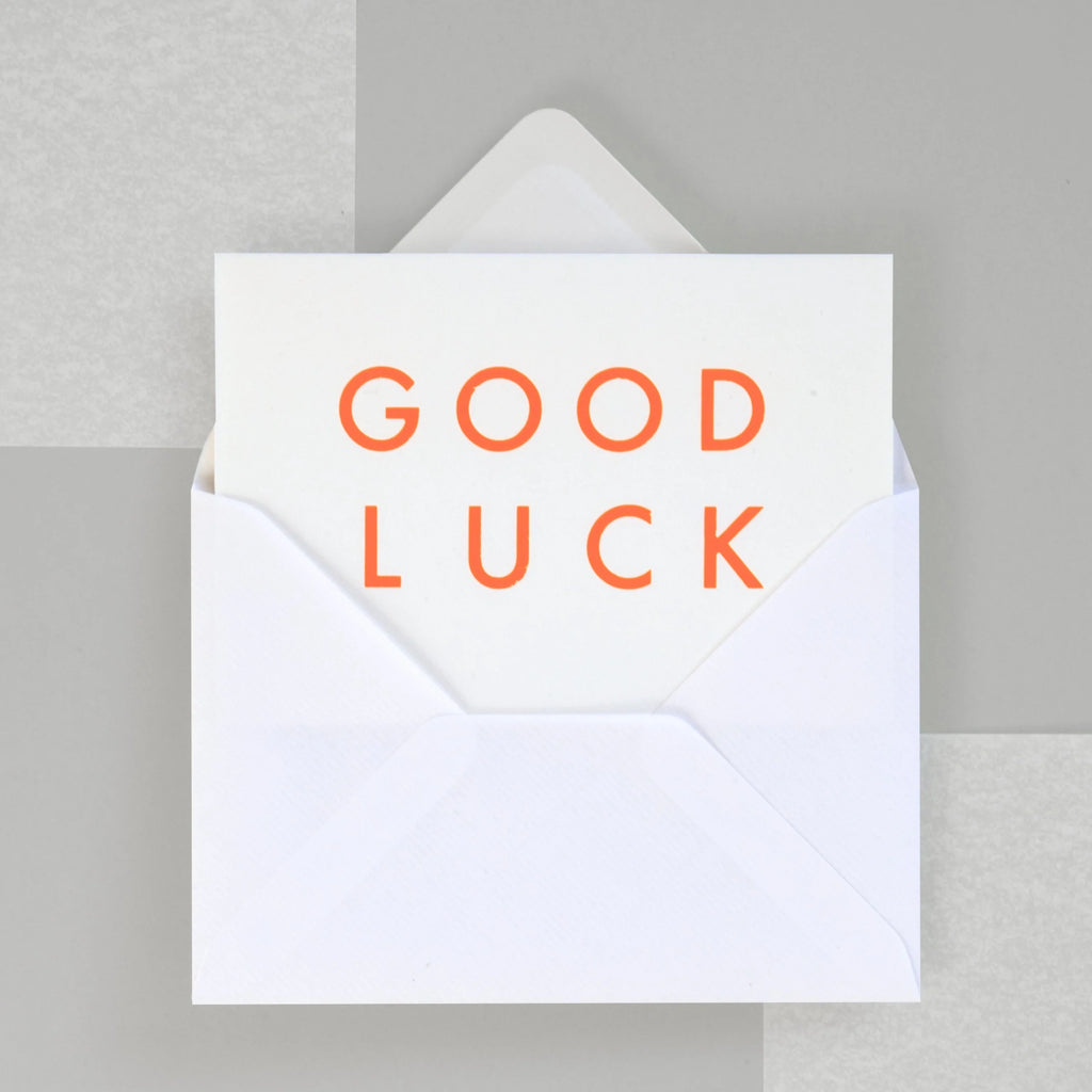 Good Luck | Paper & Cards Studio