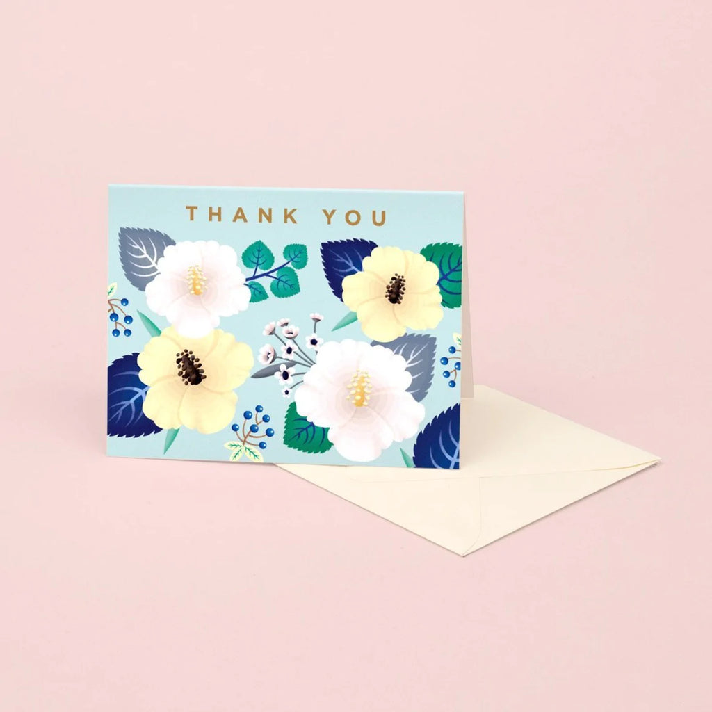 Hibiscus Thank You Card | Paper & Cards Studio