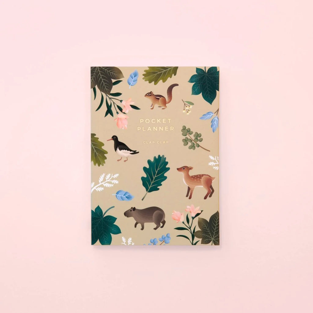 Botanical Pocket Planner - Beige | Paper & Cards Studio