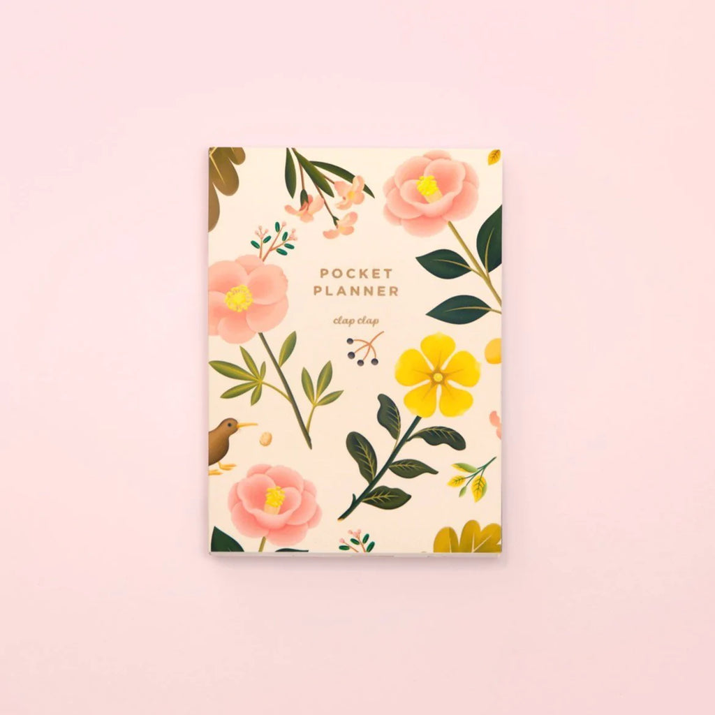 Botanical Pocket Planner - Cream | Paper & Cards Studio
