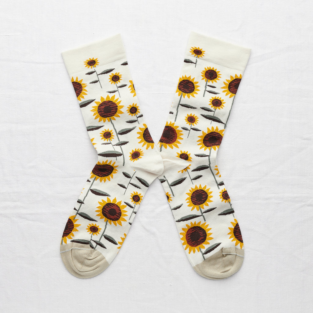 Bonne Maison Socks Natural Sunflower | Garian Hong Kong Lifestyle Concept Store 