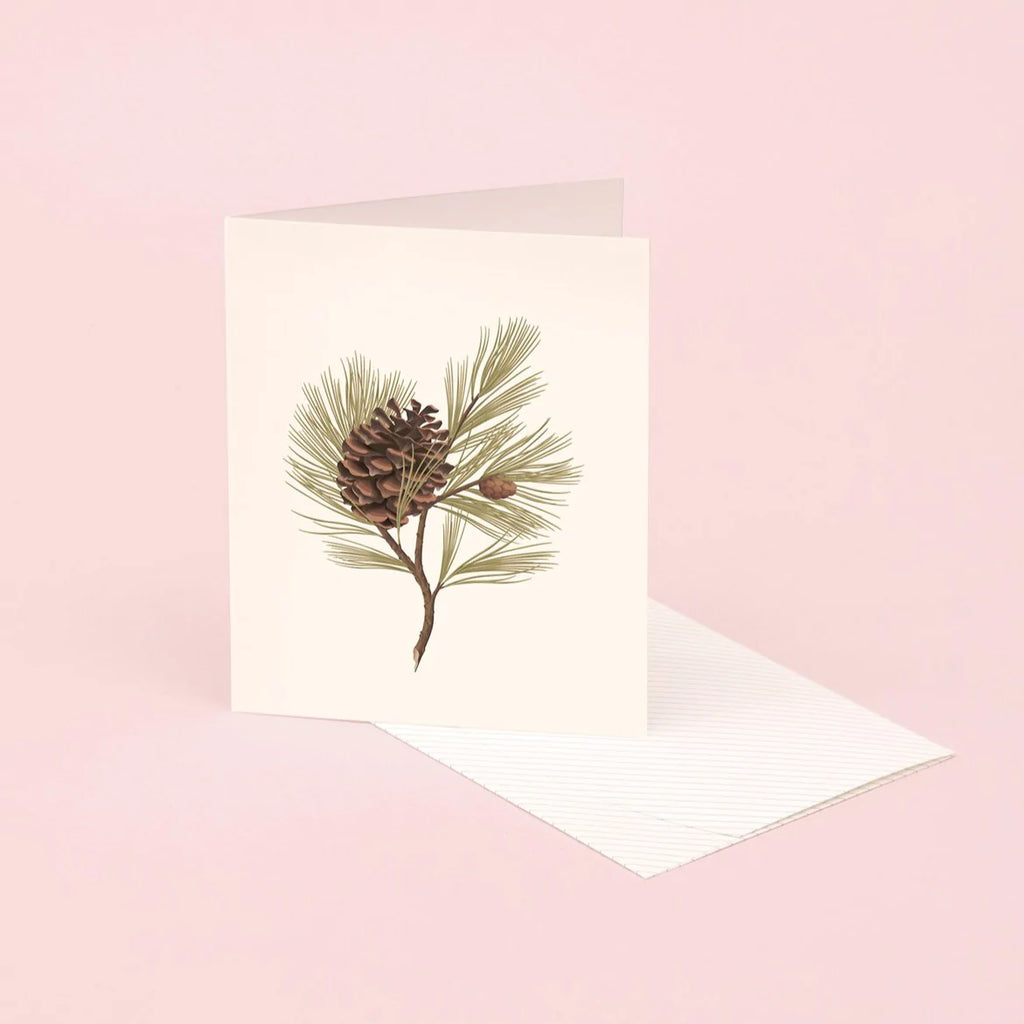Botanical Scented Card - Pine | Paper & Cards Studio