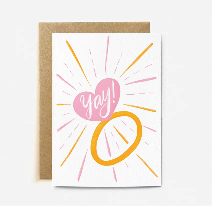 Yay Engagement Card | Paper & Cards Studio