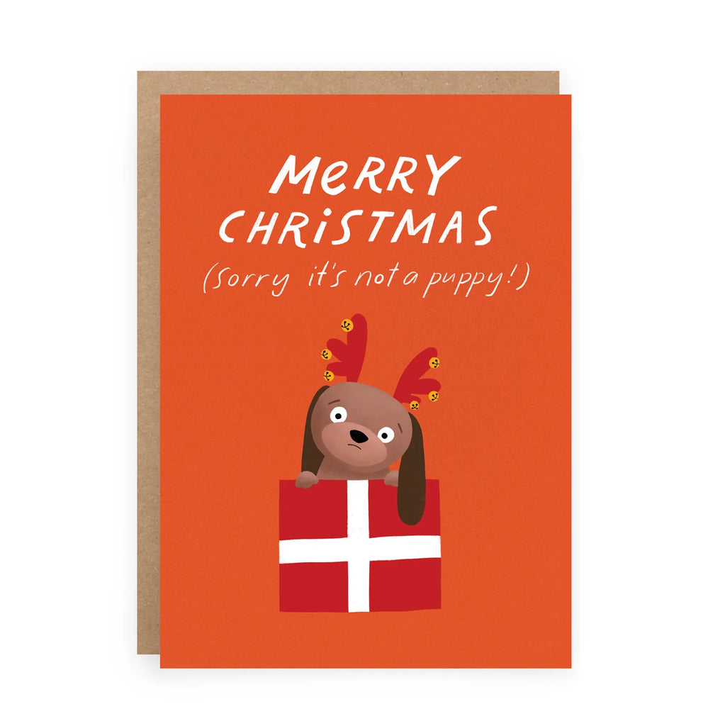 Christmas Puppy Card | Paper & Cards Studio
