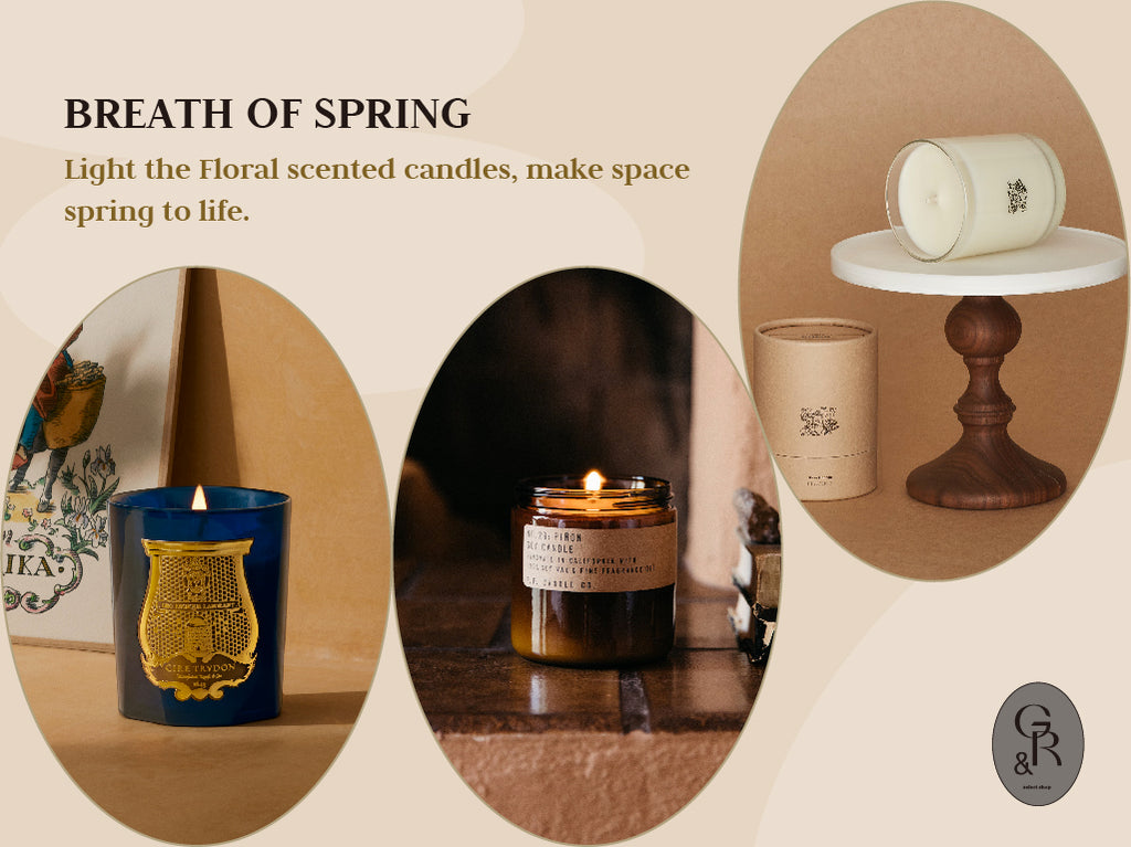 專屬於春天的6款香薰蠟燭，包裹著花卉香氣，用一抹香氛氣息開啟春日美好旅程