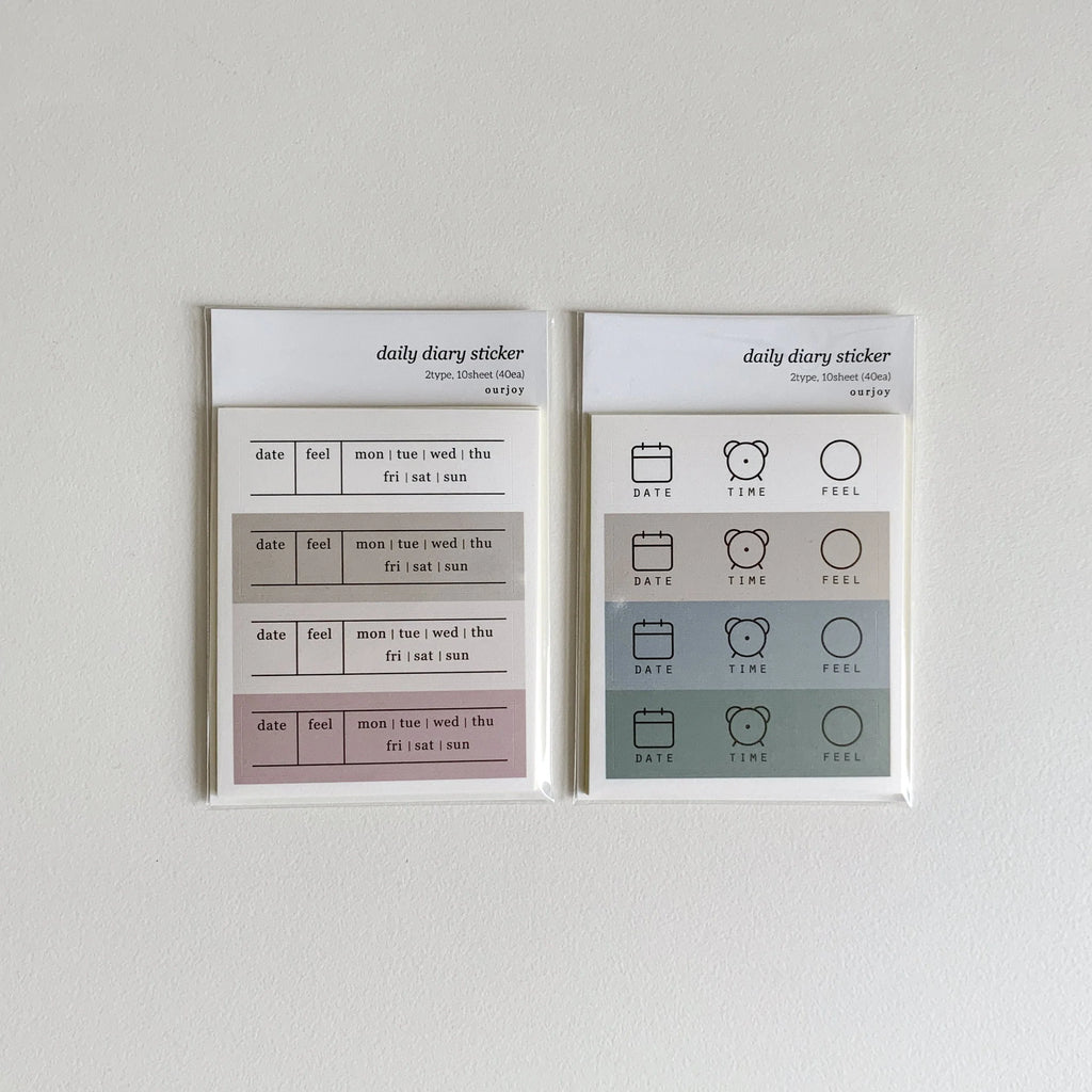 Daily Double Sticker Daily Diary Sticker | Paper & Cards Studio