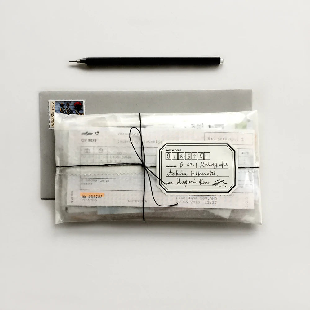 Address Label with Pen Design | Paper & Cards Studio
