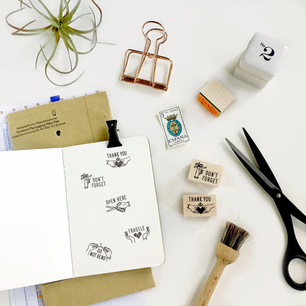 Open Here Stamp | Paper & Cards Studio
