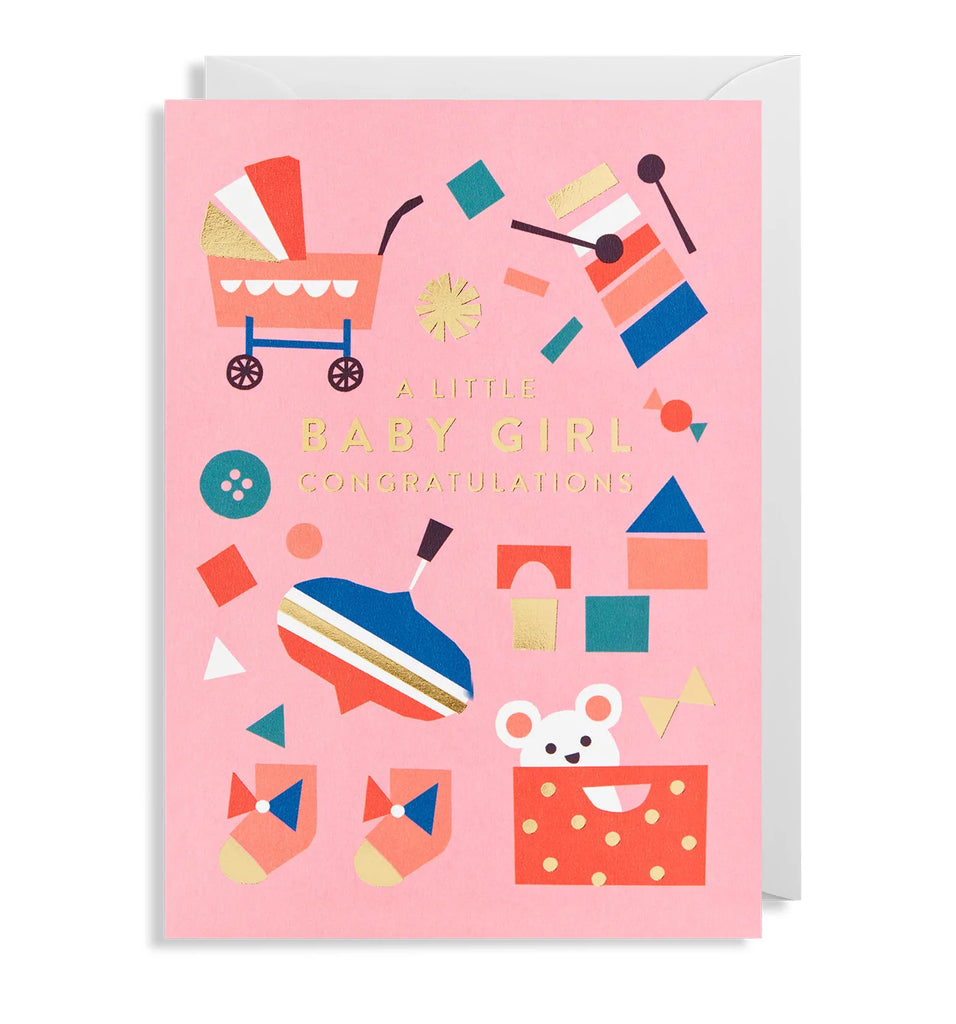 A Baby Girl Card | Paper & Cards Studio