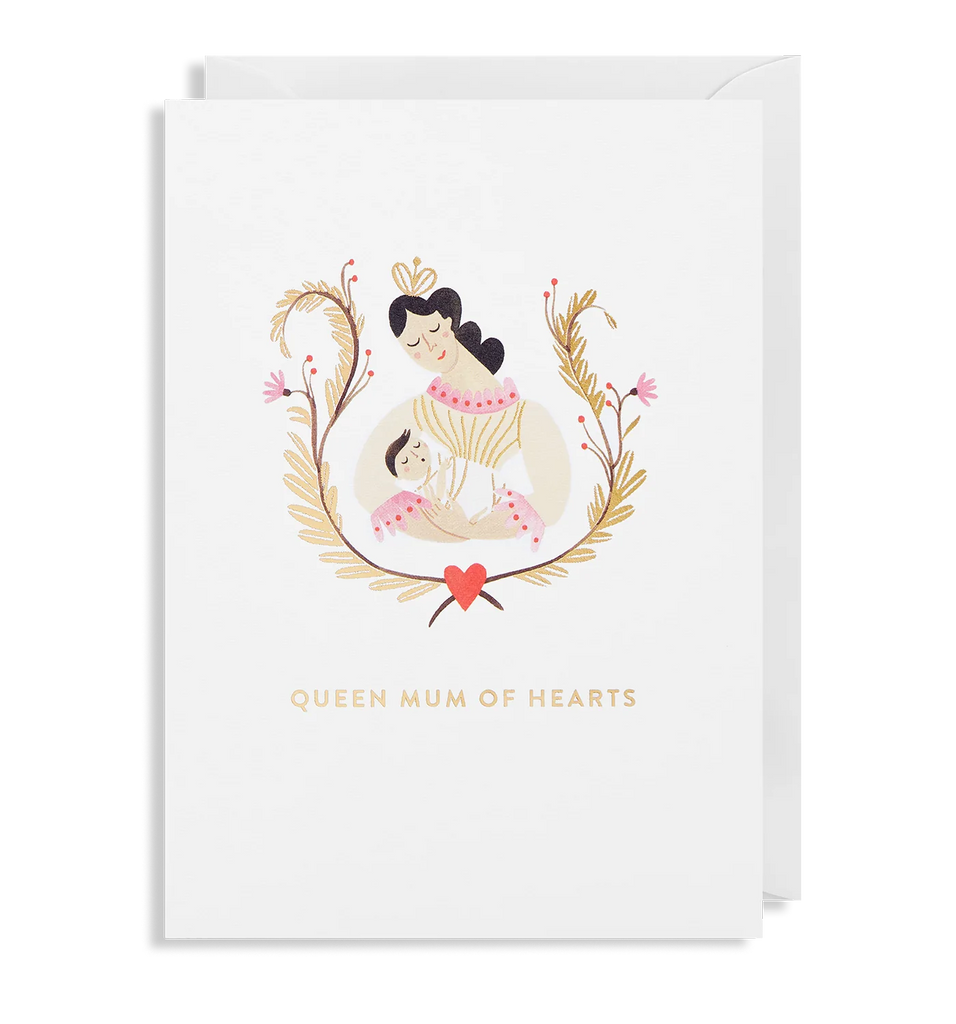 Queen Mum Of Hearts Card | Paper & Cards Studio