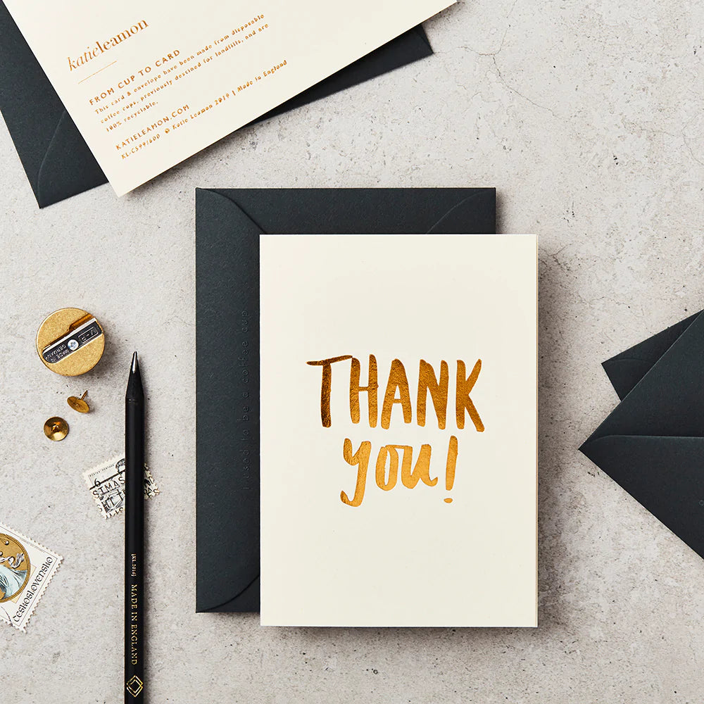 Extract Thank You Card | Paper & Cards Studio