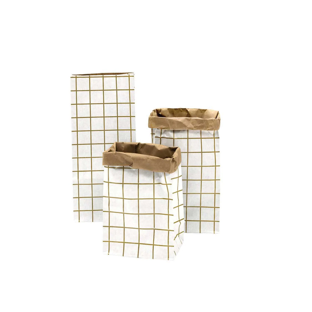 Small Gold Block Bottom Bag | Paper & Cards Studio
