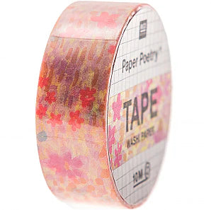 Pink Flower Meadow Tape | Paper & Cards Studio