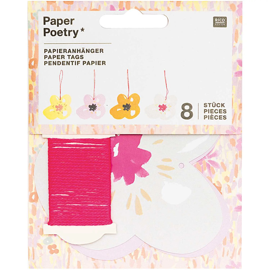 Flower Paper Tag | Paper & Cards Studio
