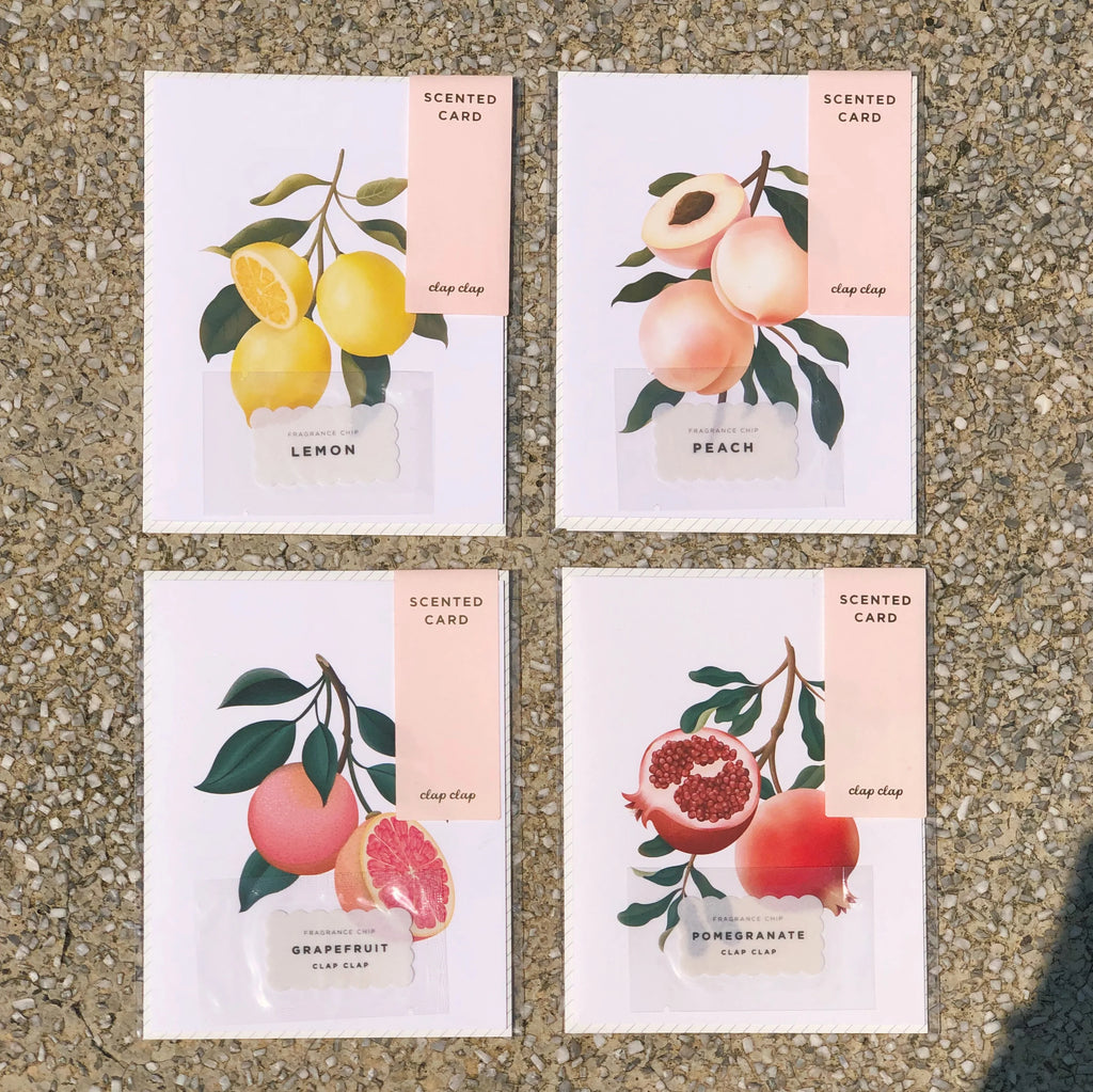 Botanical Scented Card - Grapefruit | Paper & Cards Studio