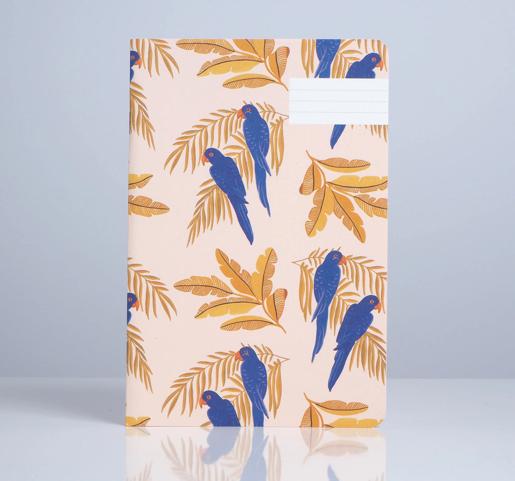 Parrots Notebook, Lined | Paper & Cards Studio