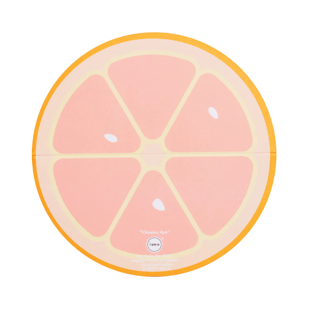 Grapefruit Card | Paper & Cards Studio