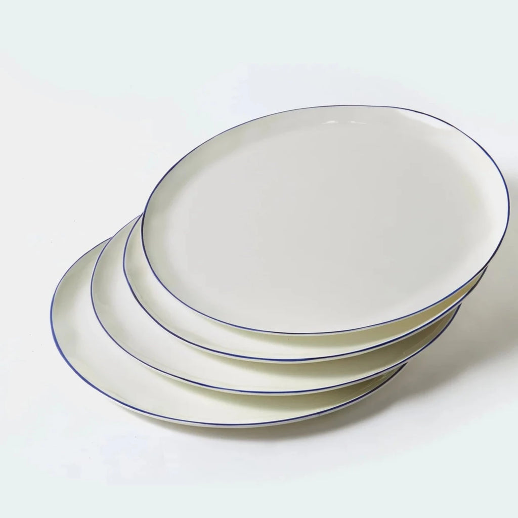 Feldspar Set of 4 Cobalt Dinner Plates | Garian Hong Kong Lifestyle Concept Store