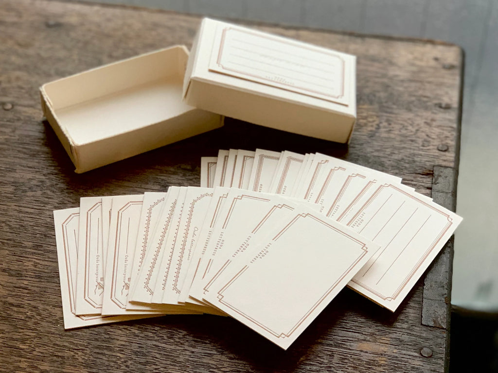 Letterpress Frame Card Box | Paper & Cards Studio