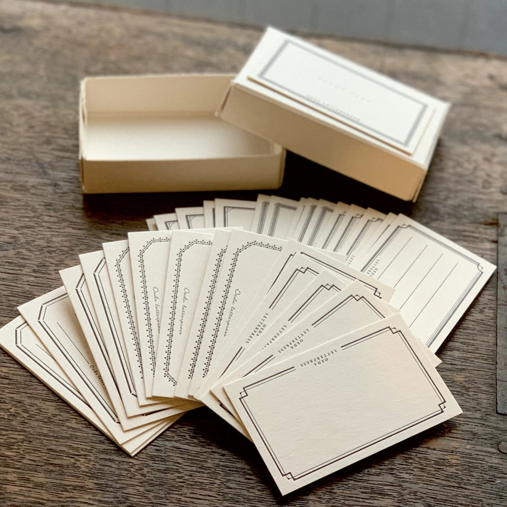 Letterpress Frame Card Box | Paper & Cards Studio