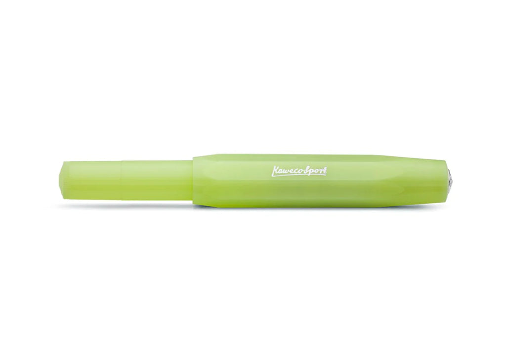 Kaweco FROSTED Sport Fountain Pen - Lime | Paper & Cards Studio