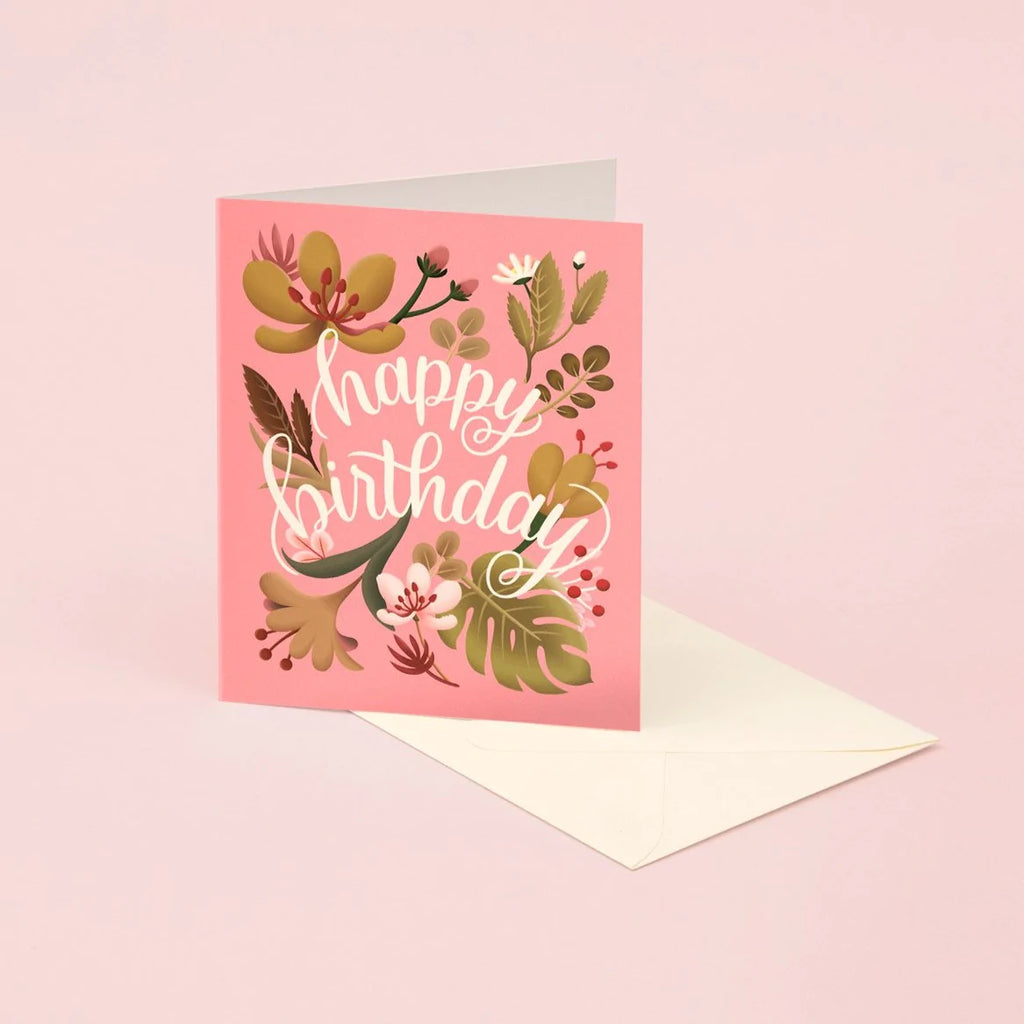 Tropical Plants Birthday Card | Paper & Cards Studio