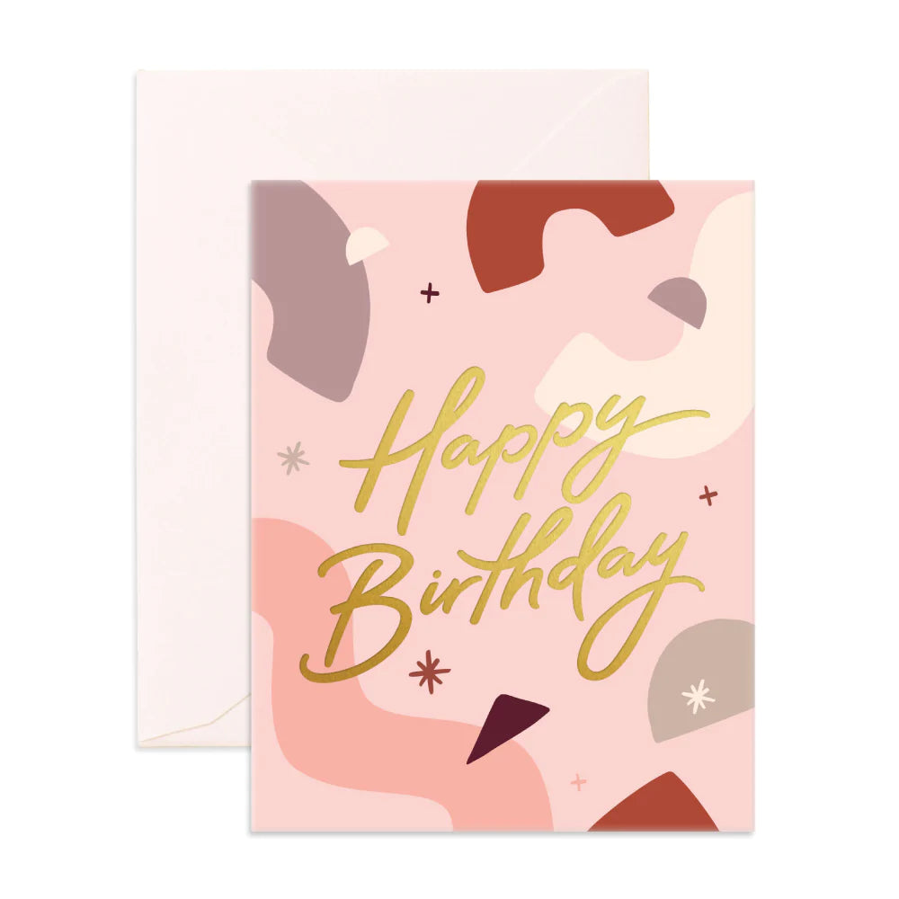 Happy Birthday Abstract | Paper & Cards Studio