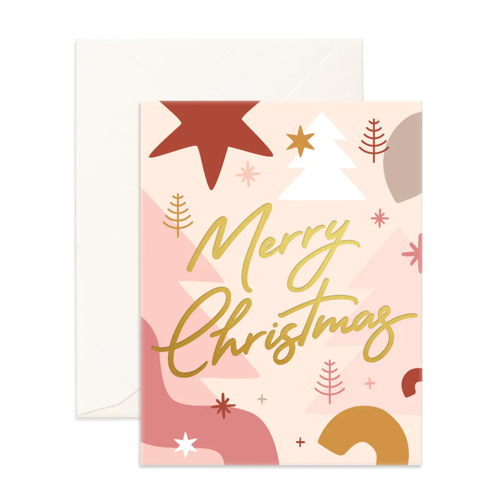 Merry Christmas Abstract | Paper & Cards Studio