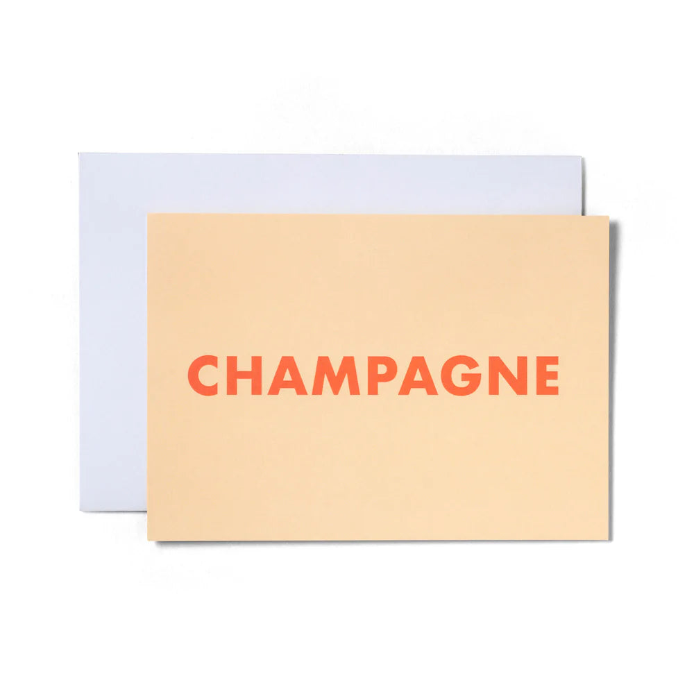Champagne Greeting Card | Paper & Cards Studio