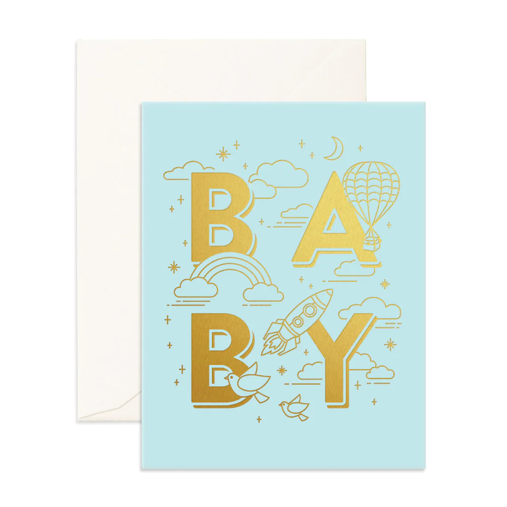 Baby Universe - Aqua | Paper & Cards Studio