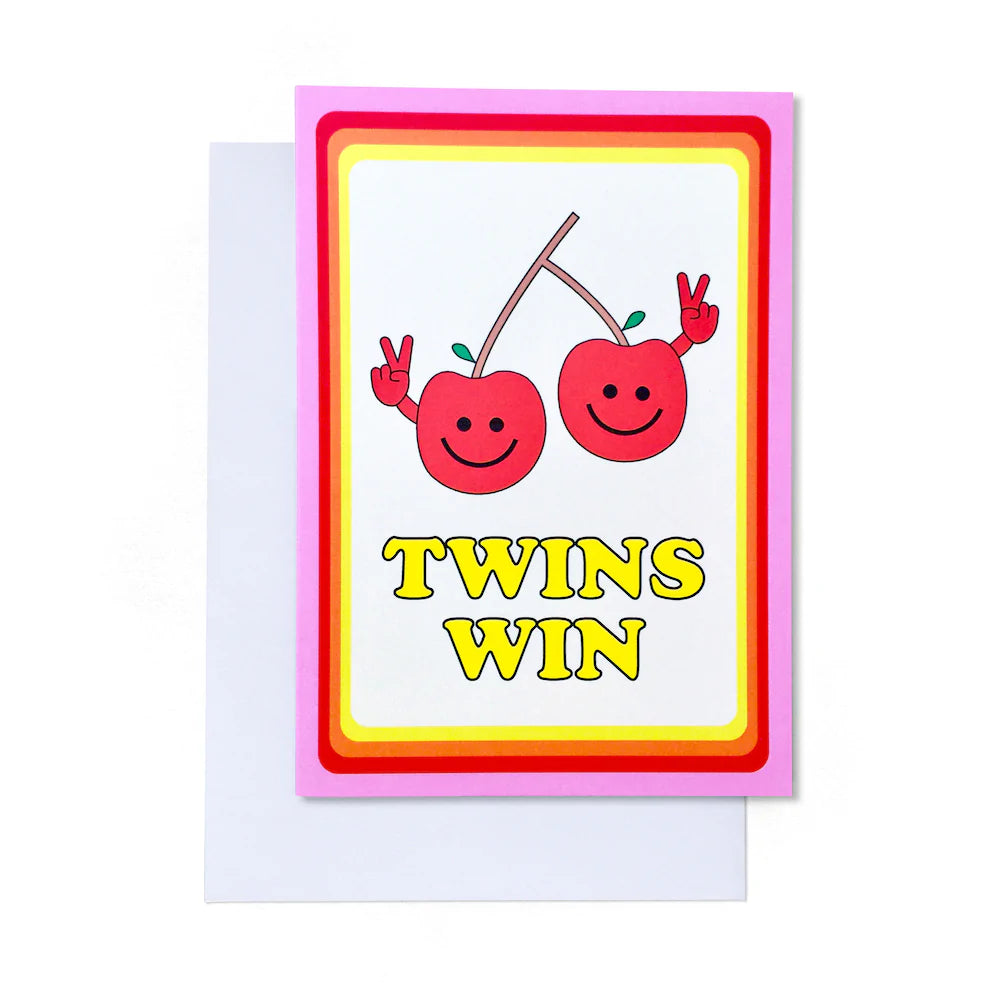 Twins Win Card | Paper & Cards Studio