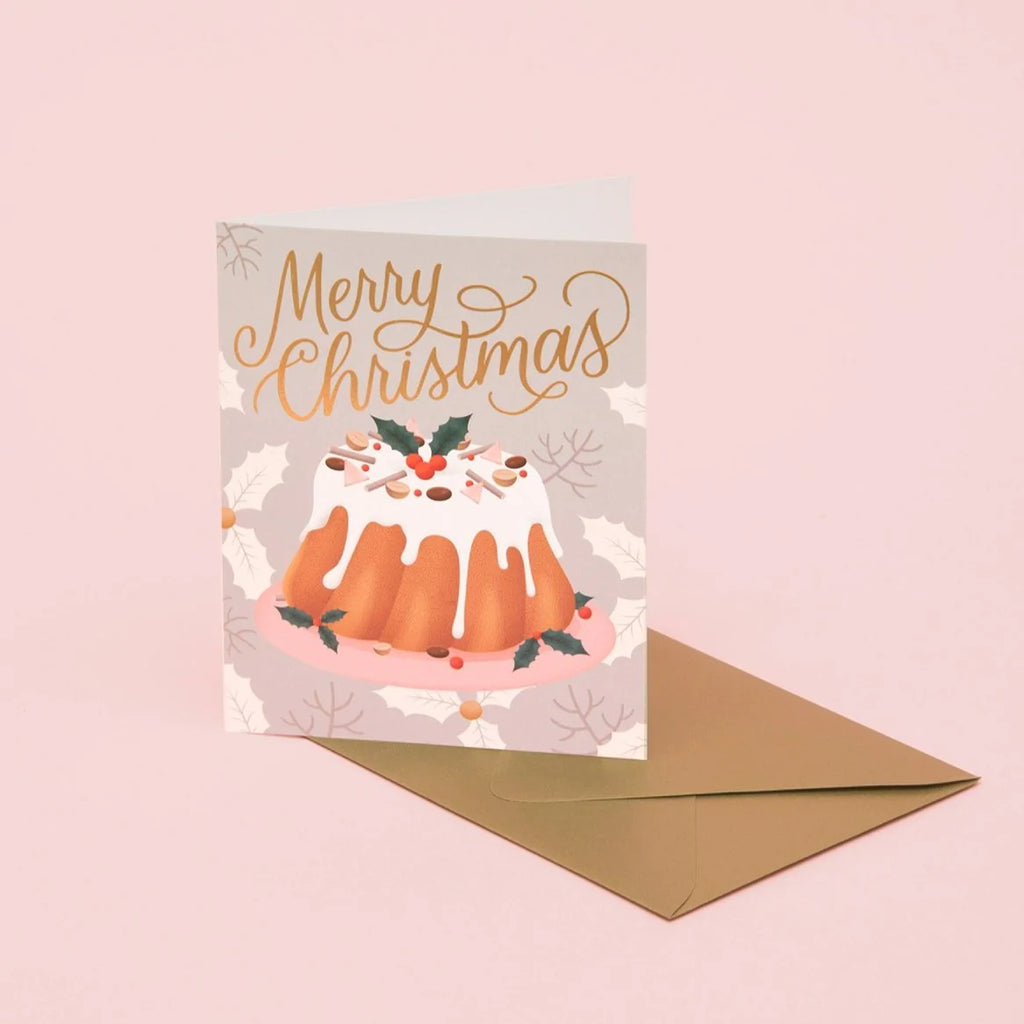 Holiday Desserts Card - Silver | Paper & Cards Studio