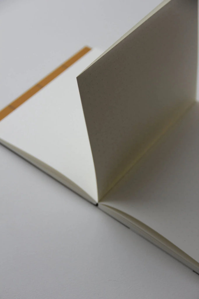 UMA Flat Lay Notebook - Medium, Ochre, Dot Grid | Paper & Cards Studio