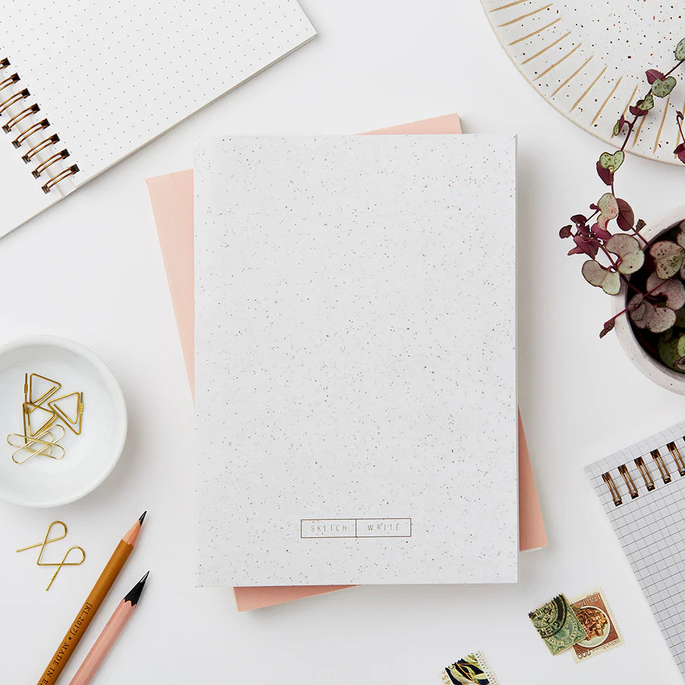 Wiro Marl Notebook, Blank and Dot Grid | Paper & Cards Studio