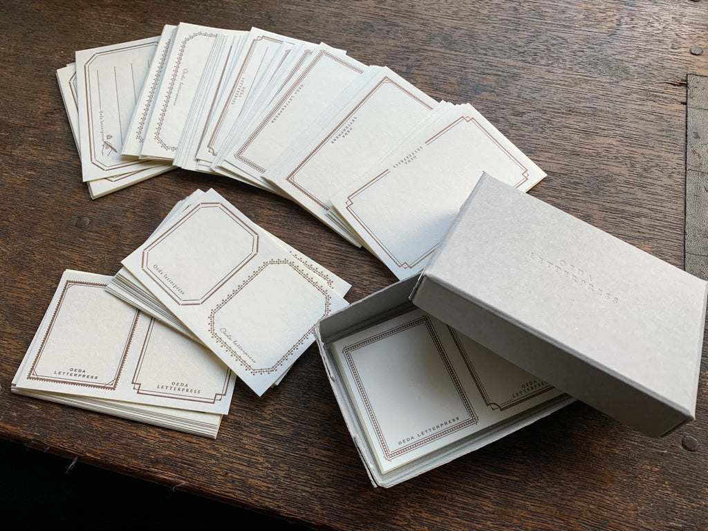 Letterpress Frame Sticker Box | Paper & Cards Studio