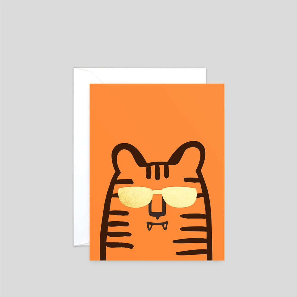Tiger Shades Letterpress Card | Paper & Cards Studio