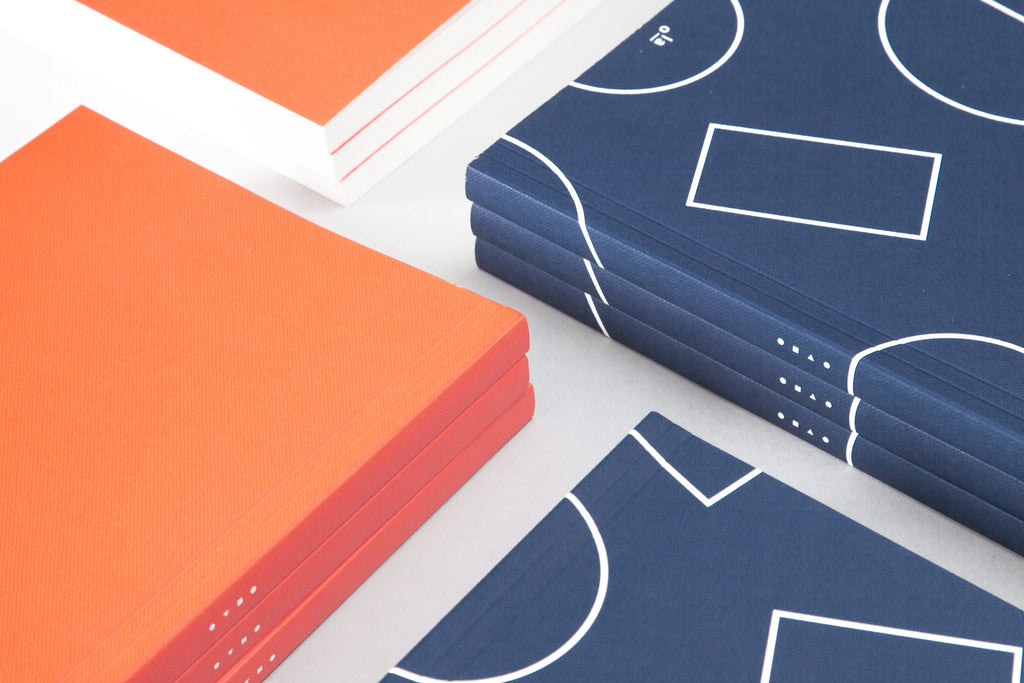 Layflat Weekly Planner in Orange | Paper & Cards Studio