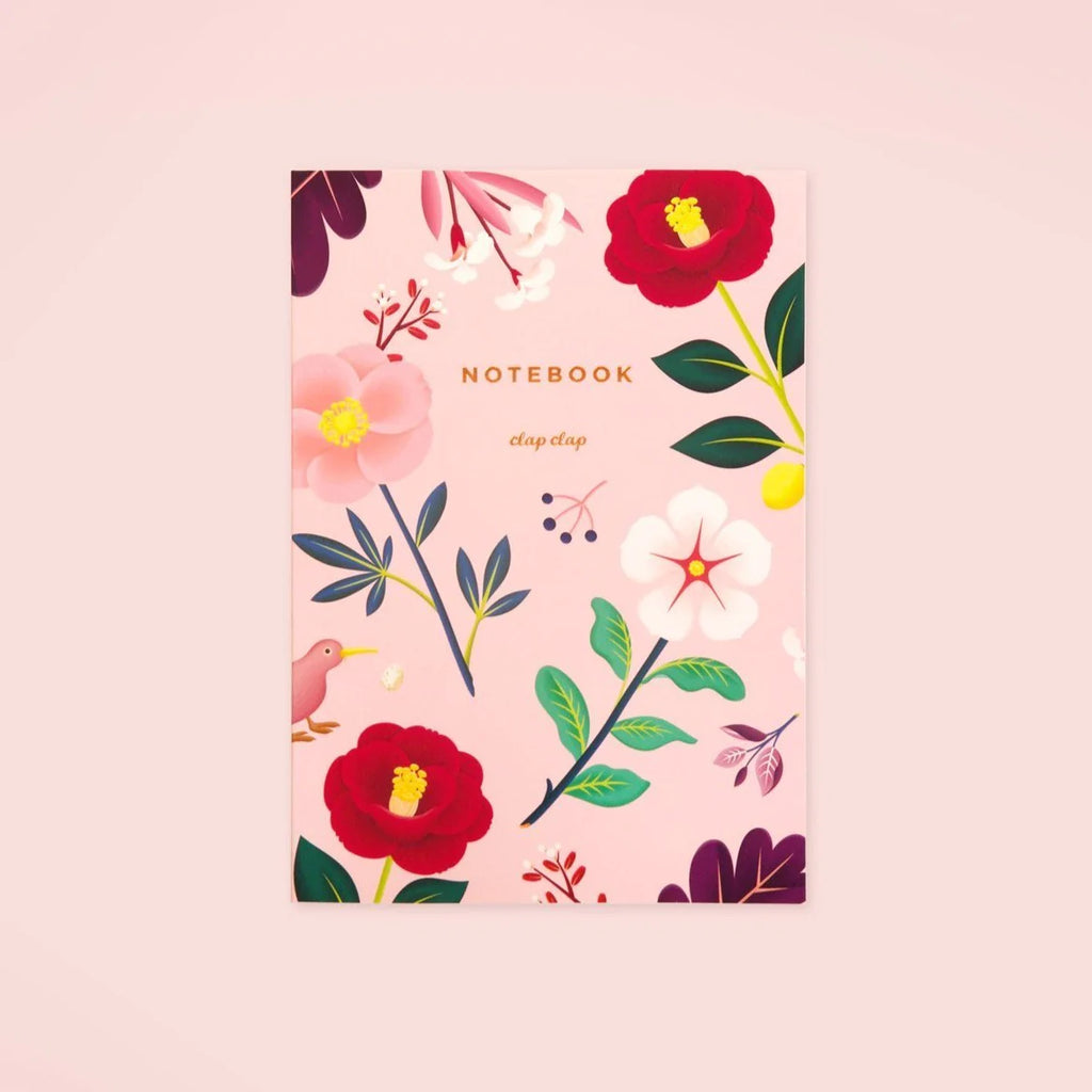 Garden Bloom Notebook - Blush, Lined | Paper & Cards Studio
