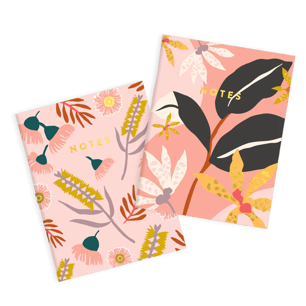 Orchid Notebook (2 Pack), Lined and Blank | Paper & Cards Studio