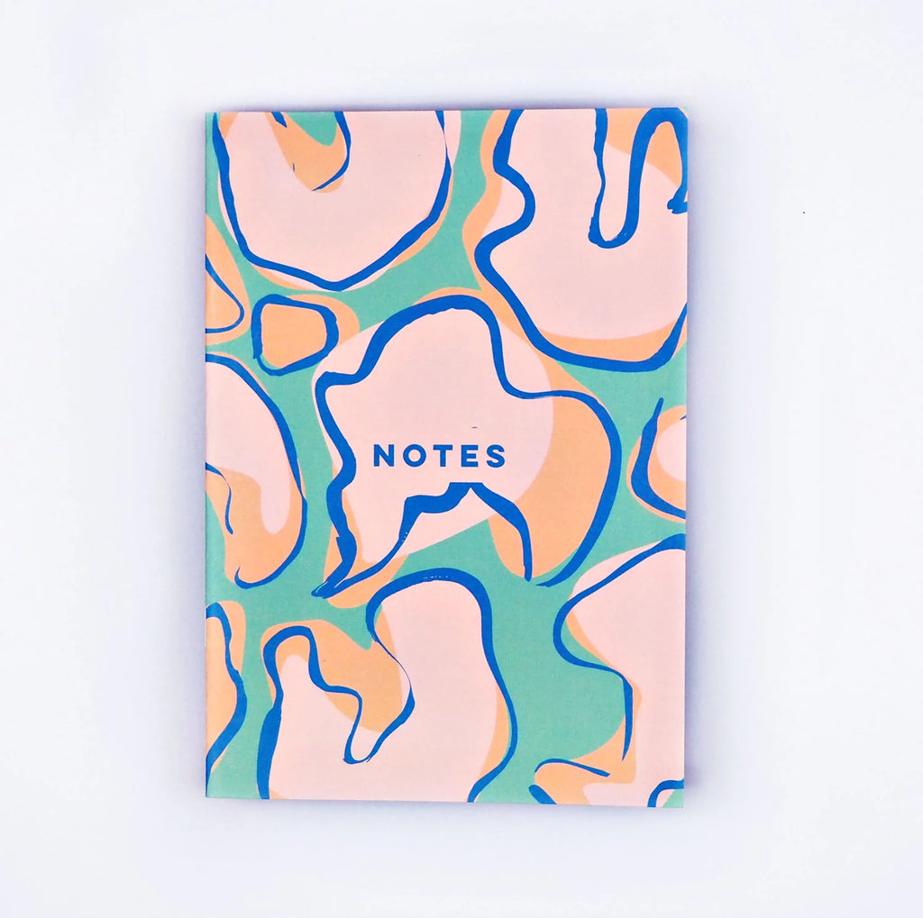 Overlay Flowers Notebook, Dot Grid | Paper & Cards Studio