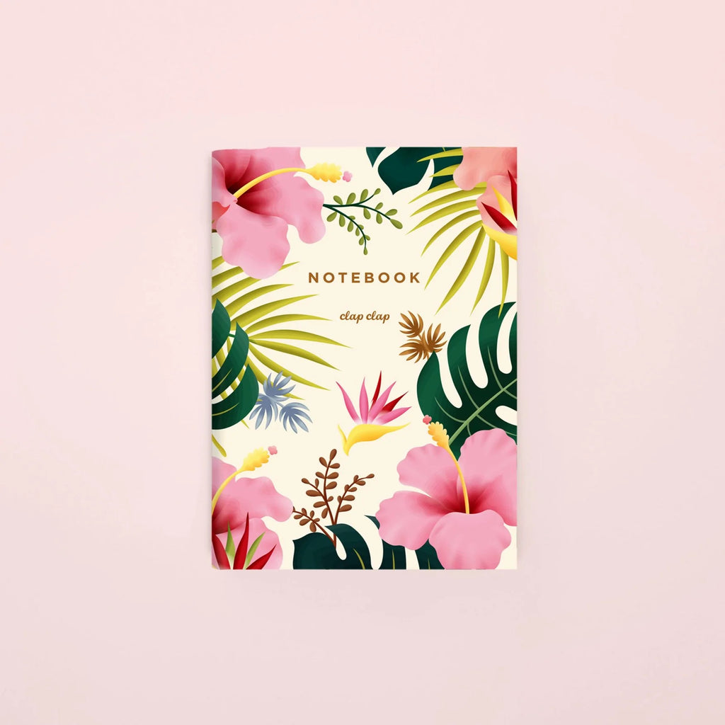 Hawaiian Pocket Notebook - Cream, Blank | Paper & Cards Studio