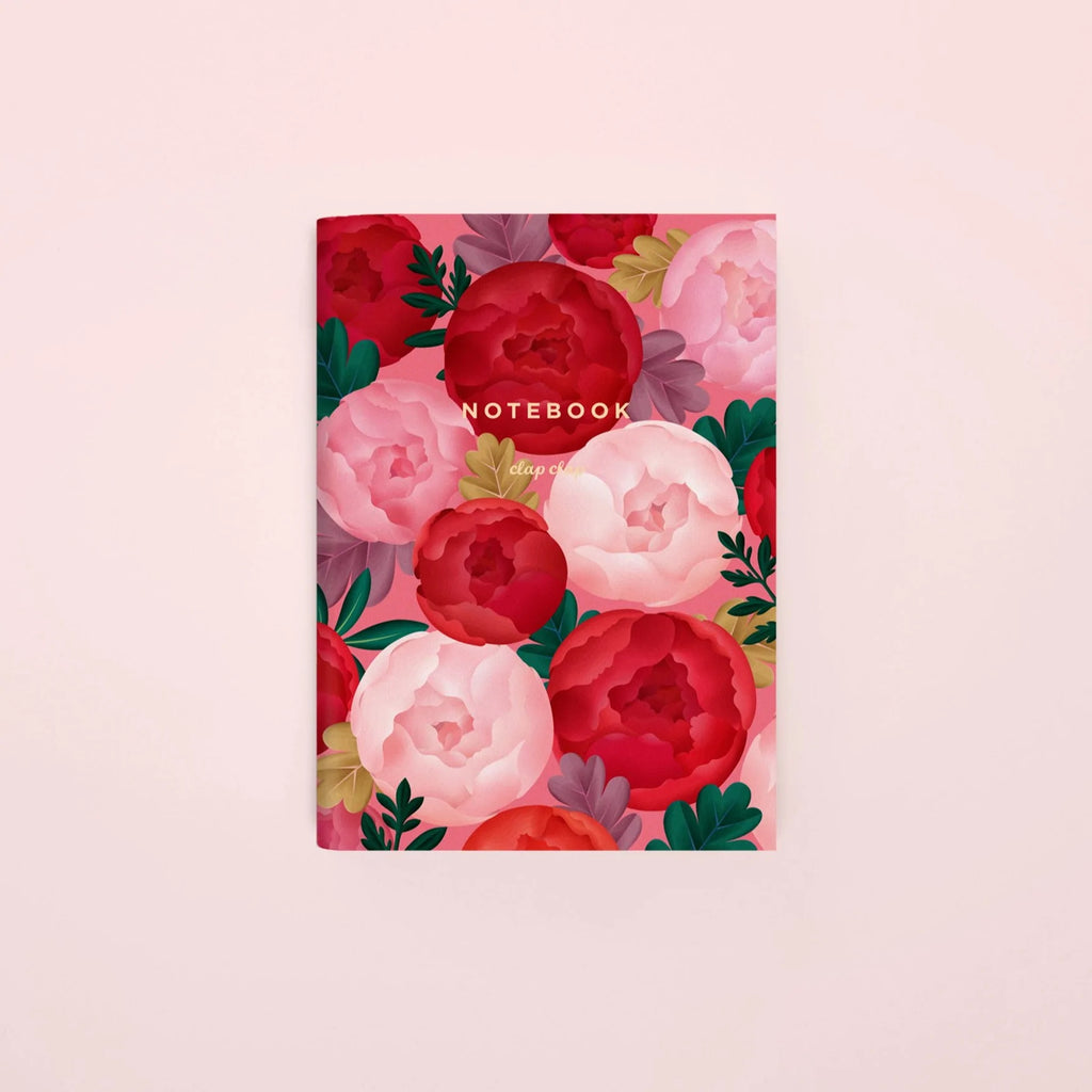 Peony Pocket Notebook, Blank | Paper & Cards Studio