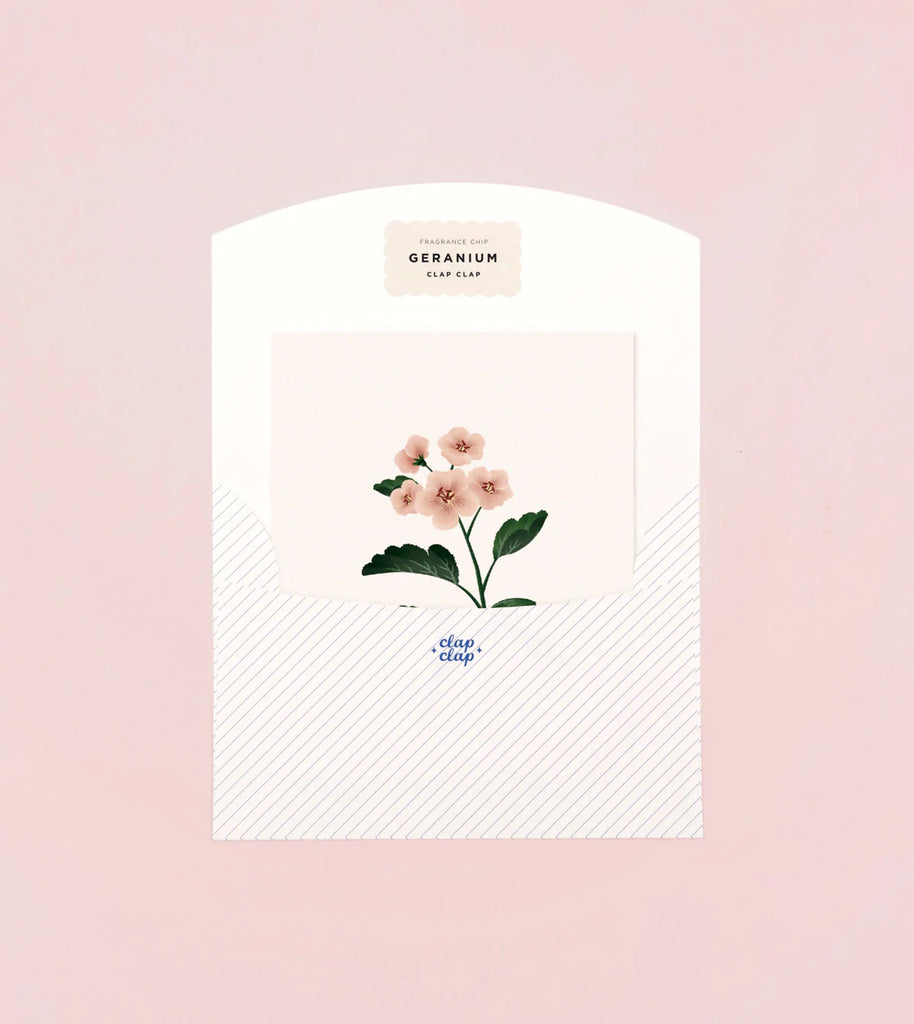 Botanical Scented Card - Geranium | Paper & Cards Studio