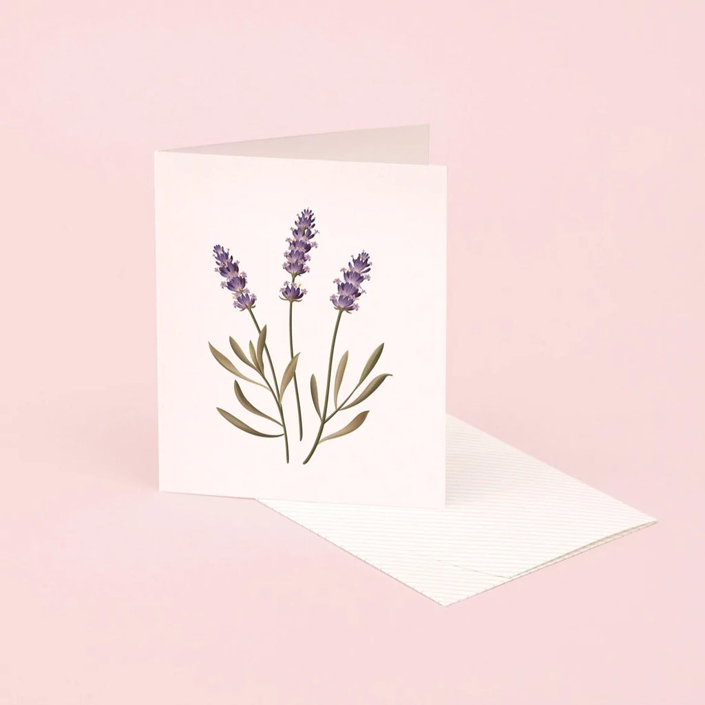 Botanical Scented Card - Lavender | Paper & Cards Studio