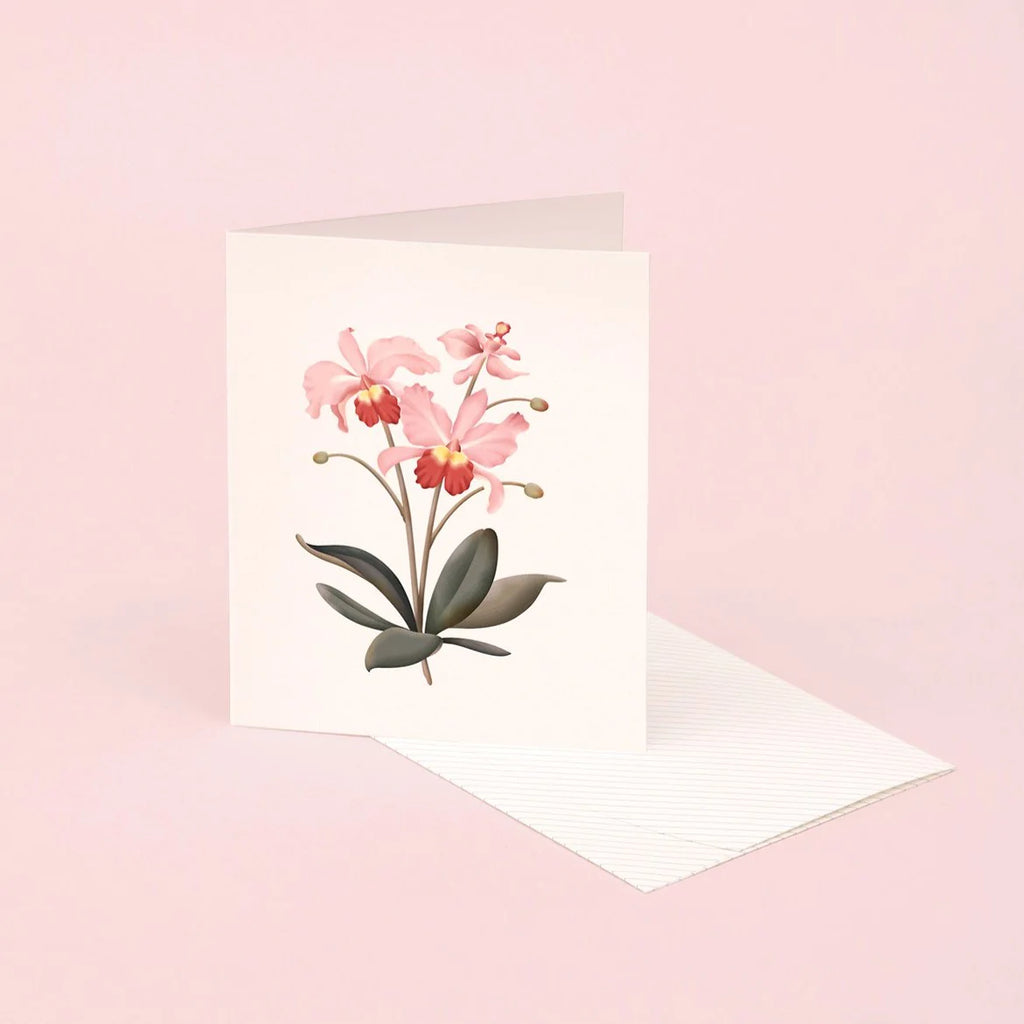 Botanical Scented Card - Orchid | Paper & Cards Studio