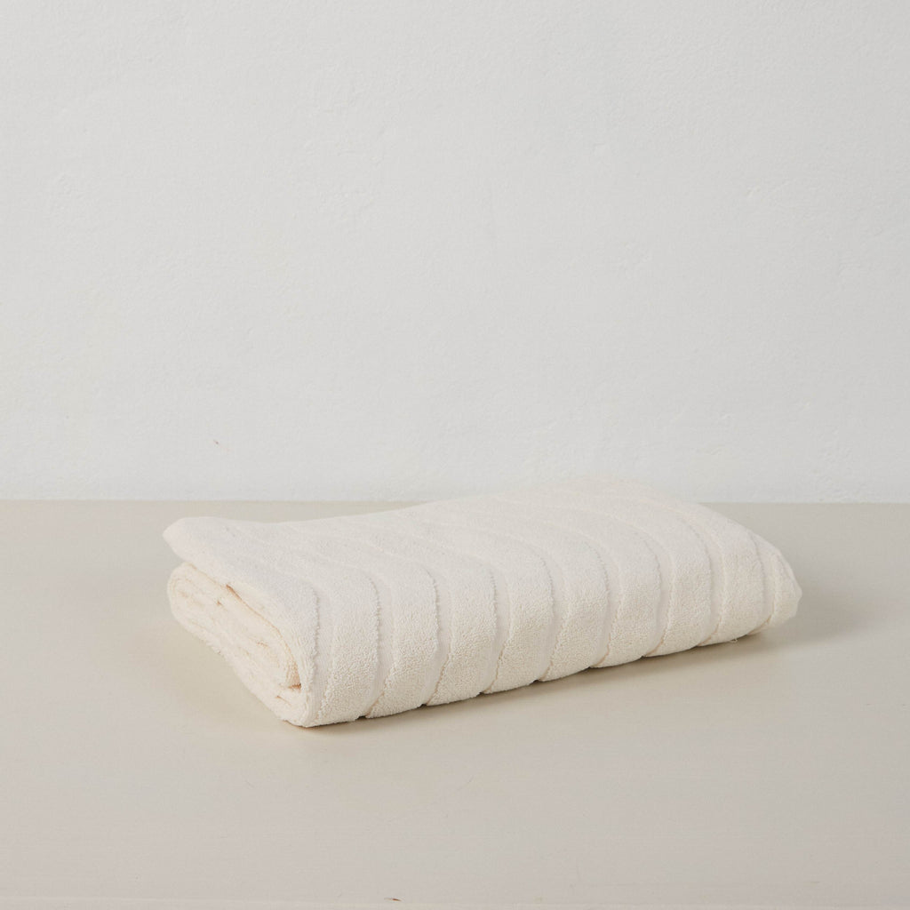 St Clair Bath Towel in Ivory | Baina | Garian
