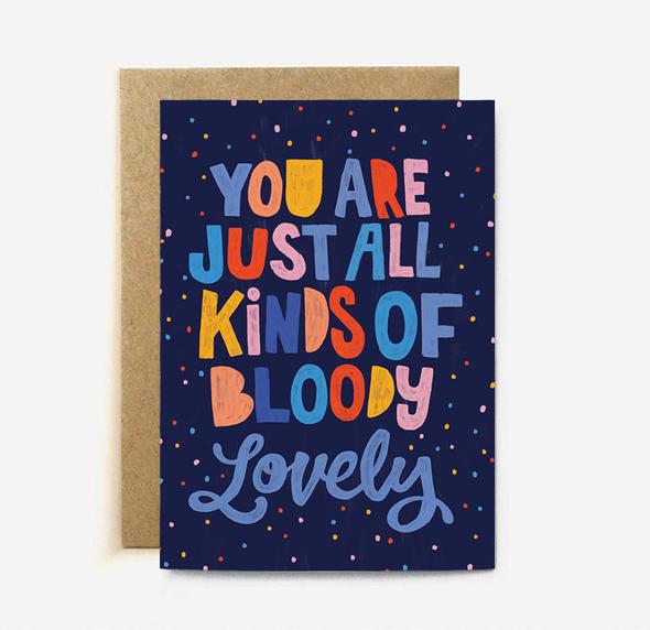 Bloody Lovely Card | Paper & Cards Studio